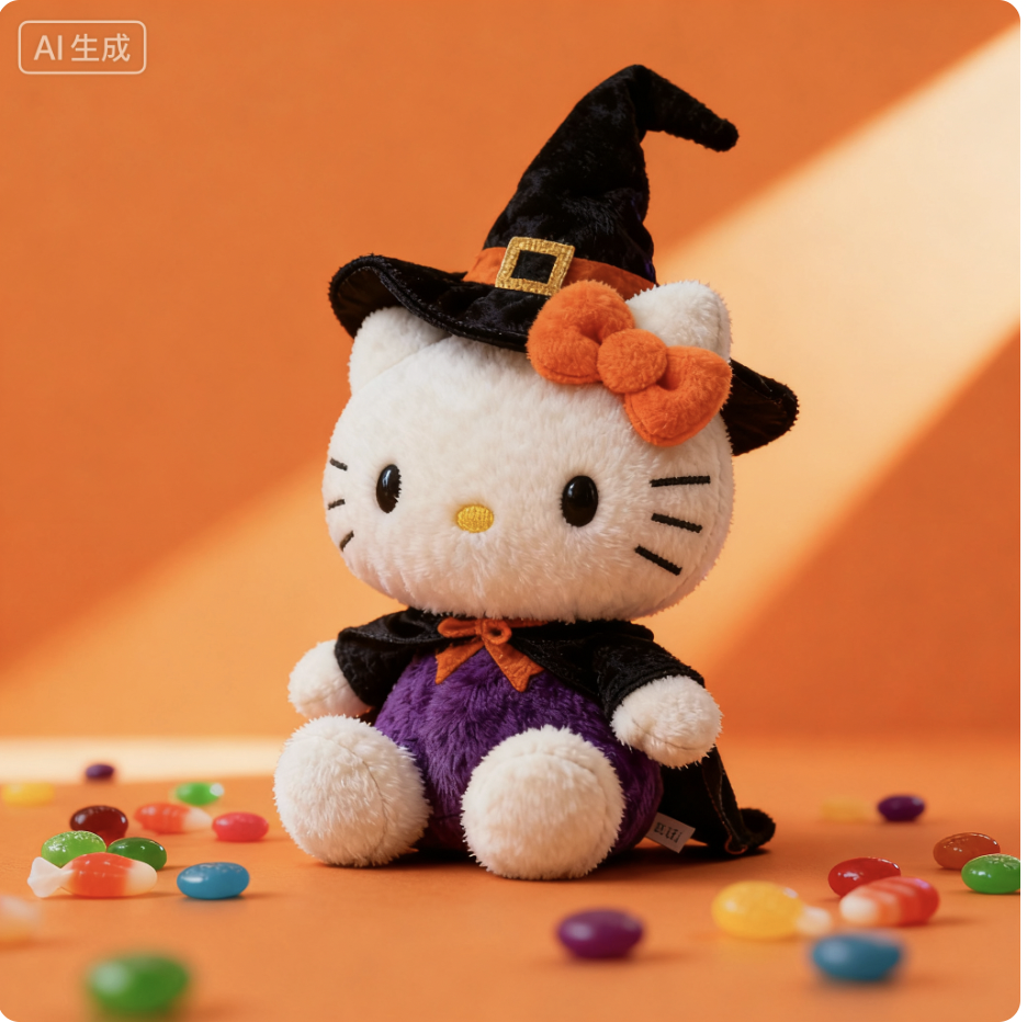 豆包生成万圣节效果图