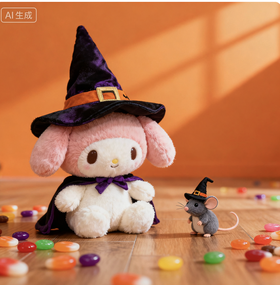 豆包生成万圣节效果图