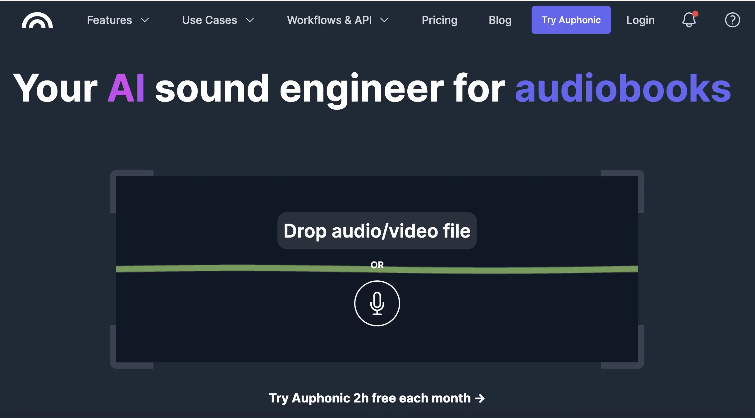 Auphonic功能预览图
