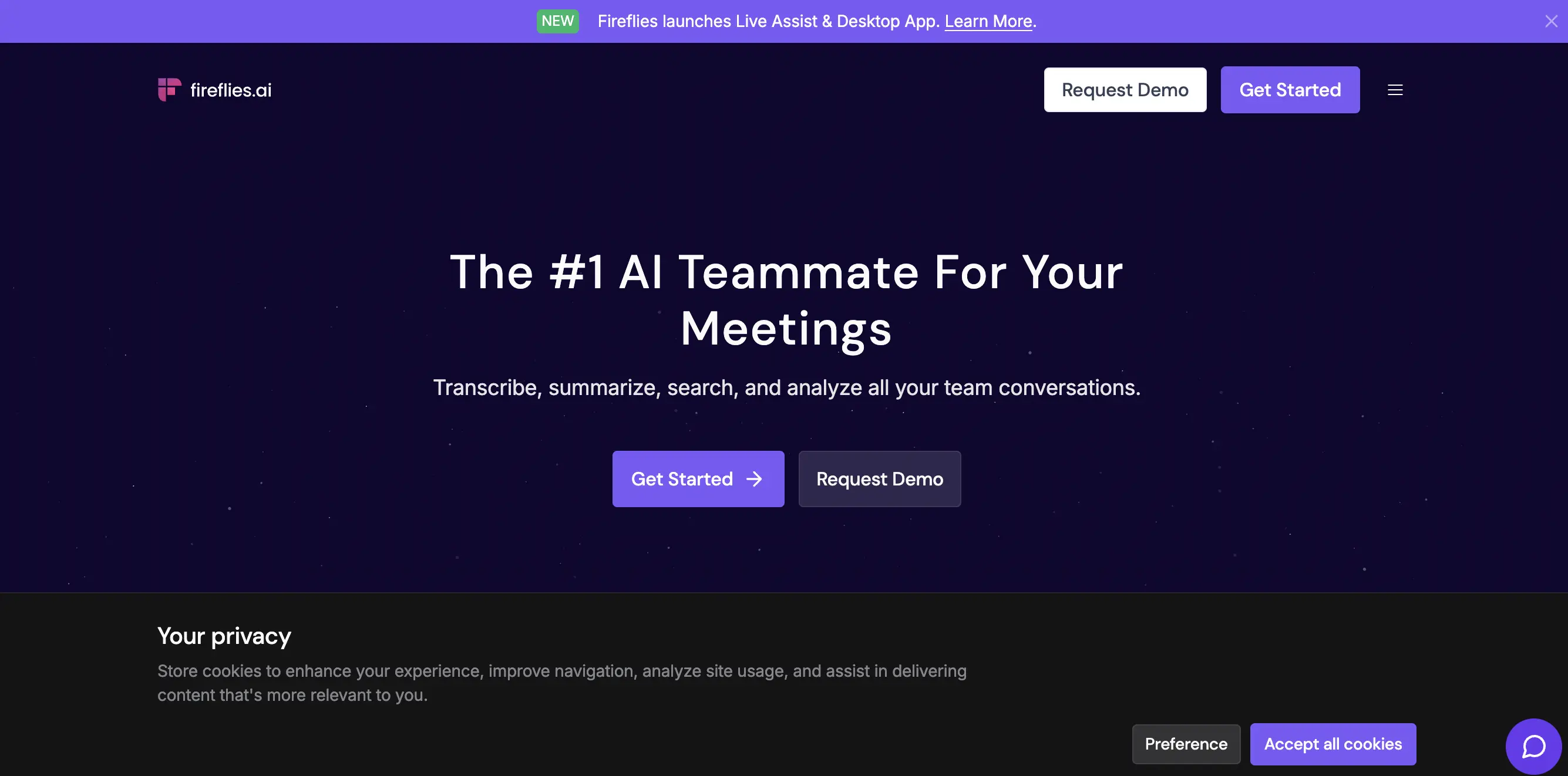 Fireflies.ai功能预览图