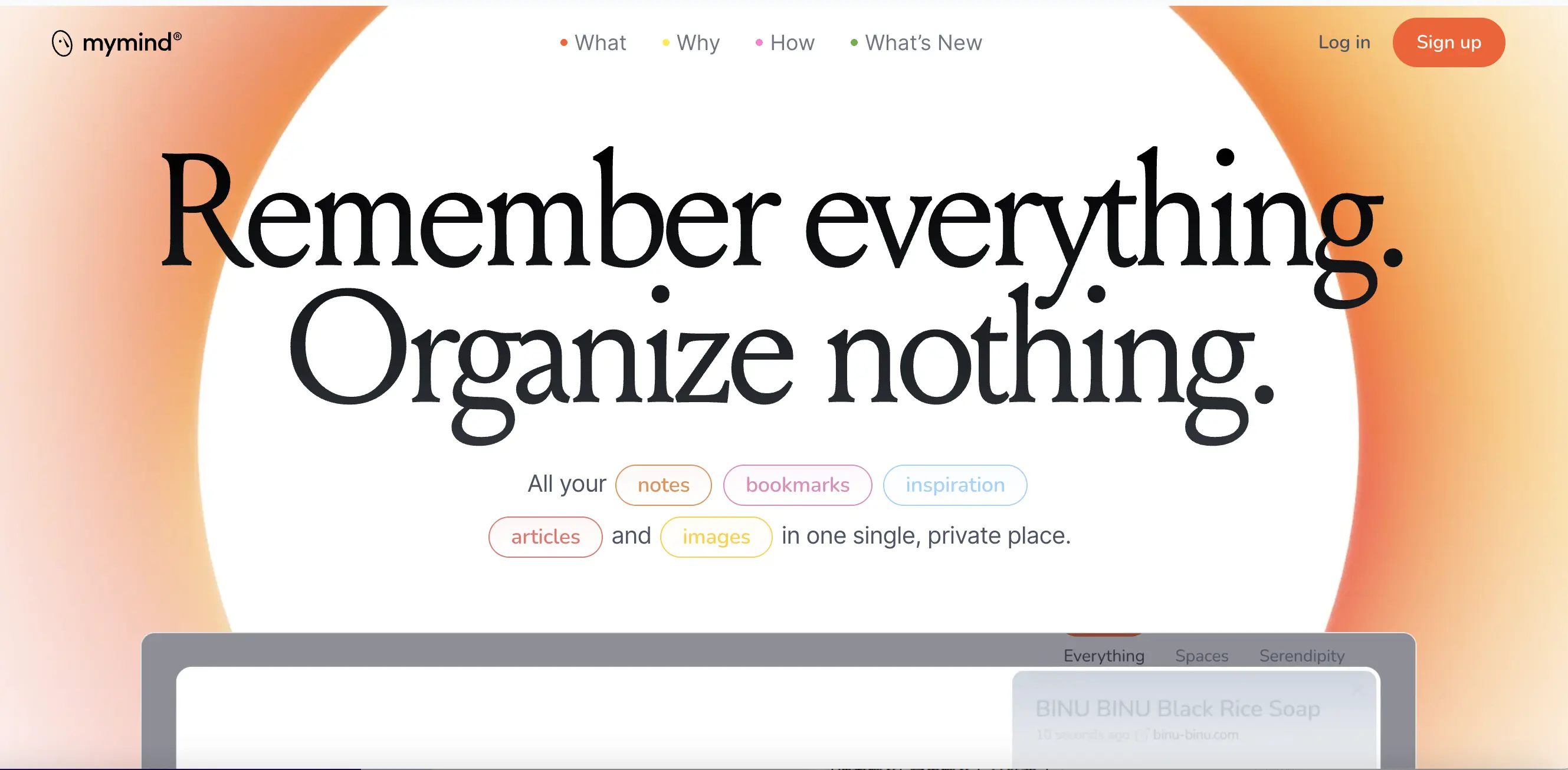 MyMind功能预览图