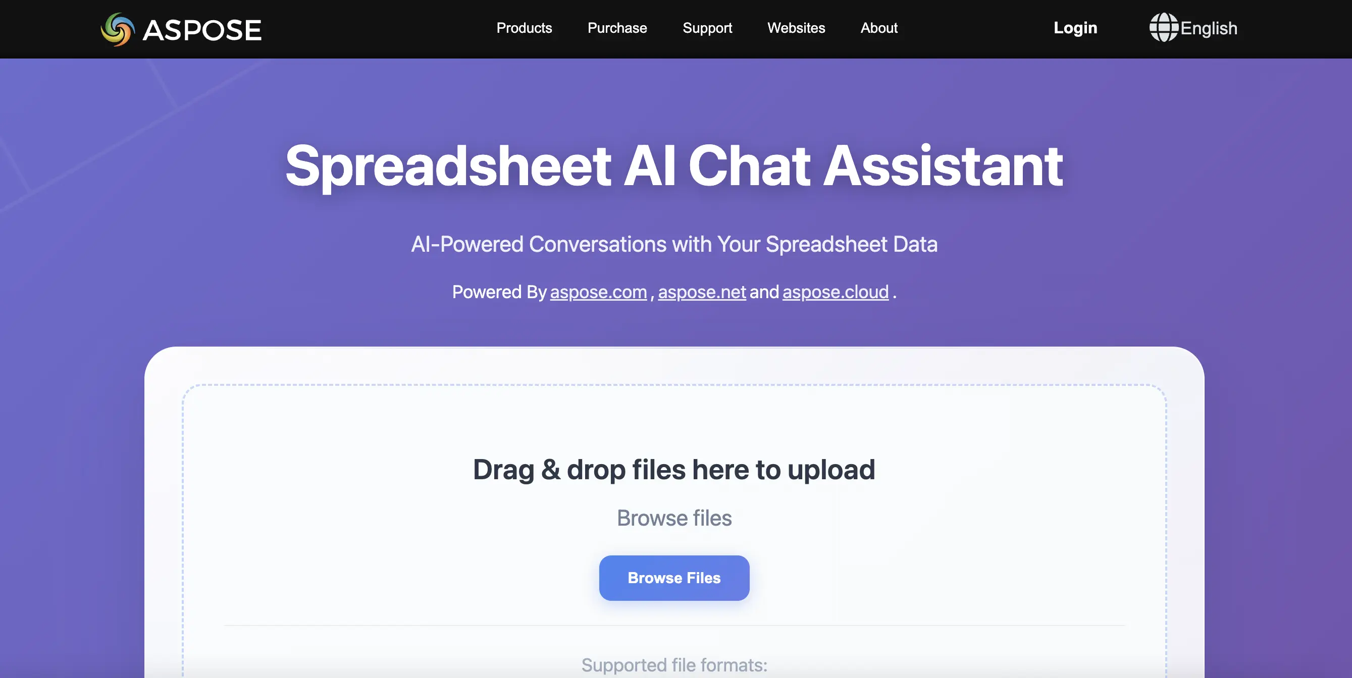 Aspose.Cells Chat功能预览图
