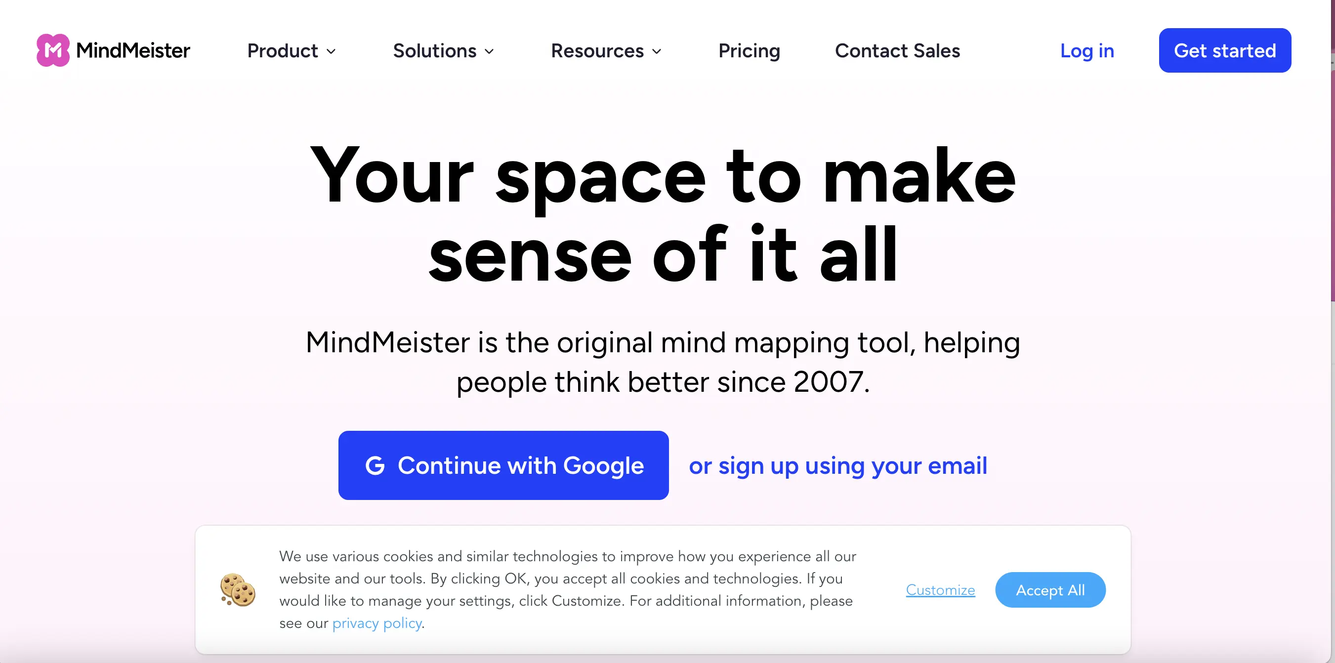 MindMeister功能预览图