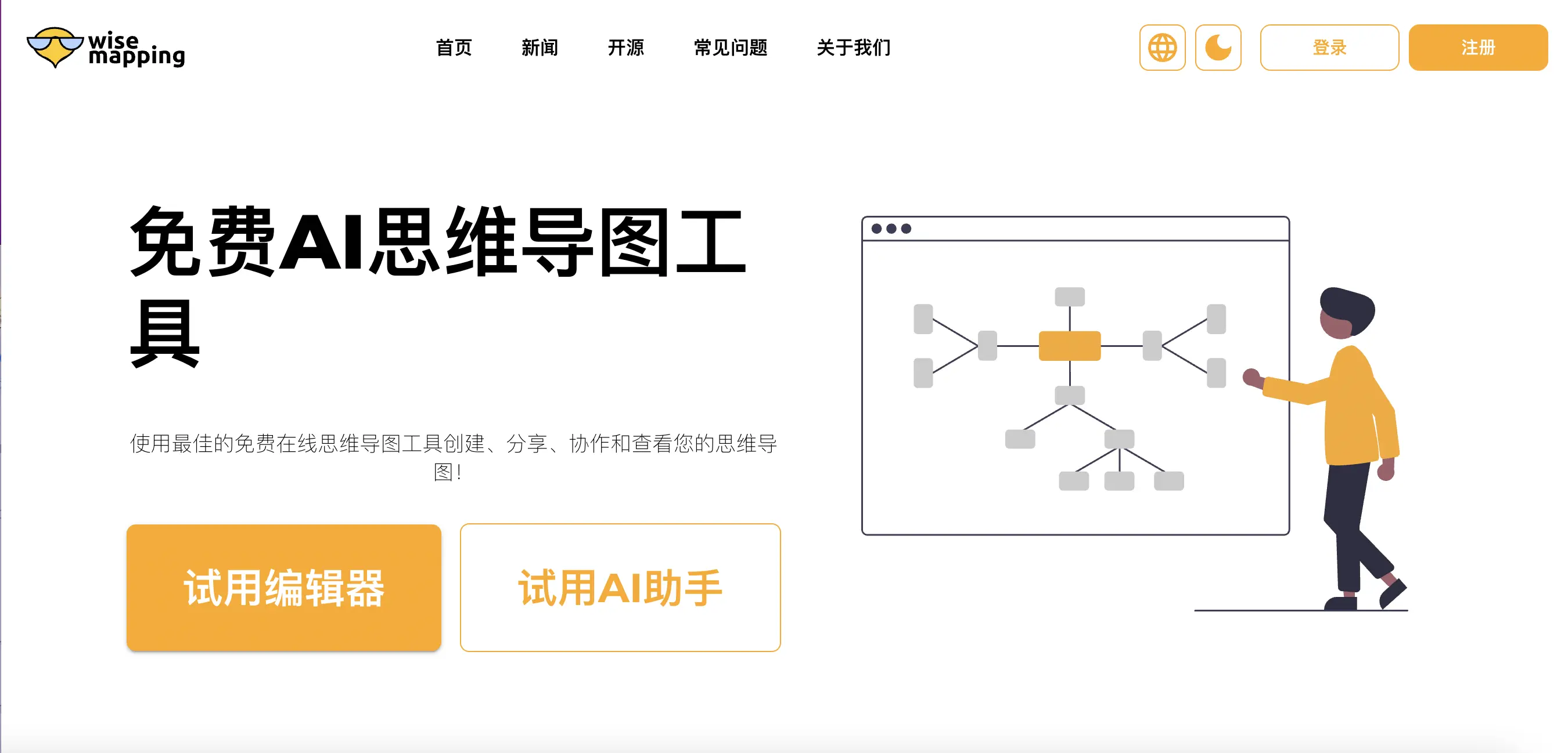 Wisemapping功能预览图