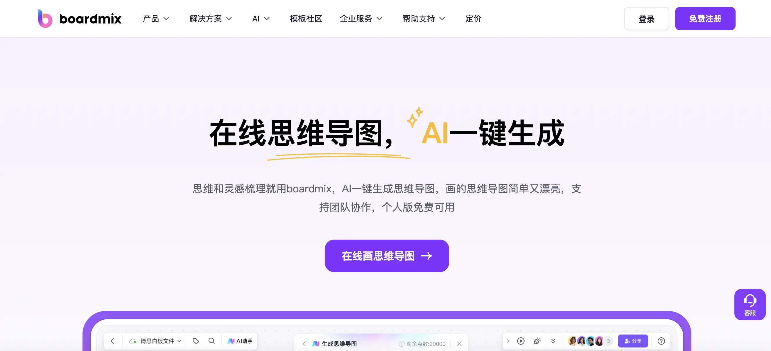 BoardMix功能预览图