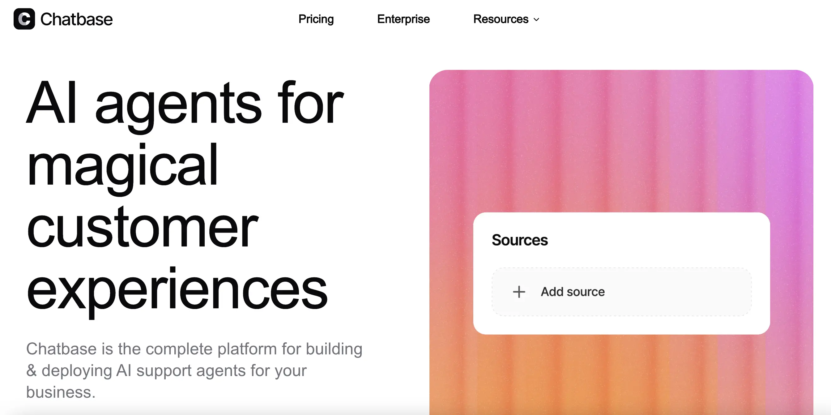 Chatbase功能预览图