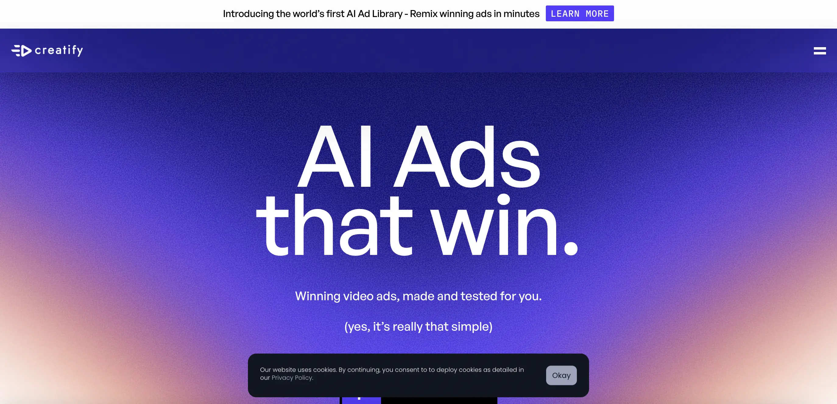 Creatify功能预览图