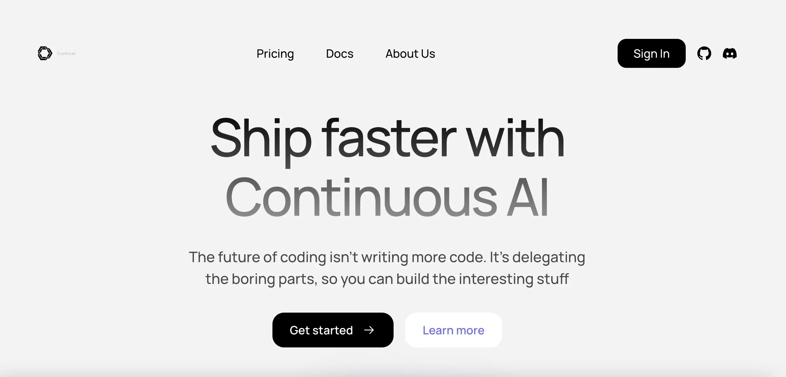 Continue.dev功能预览图