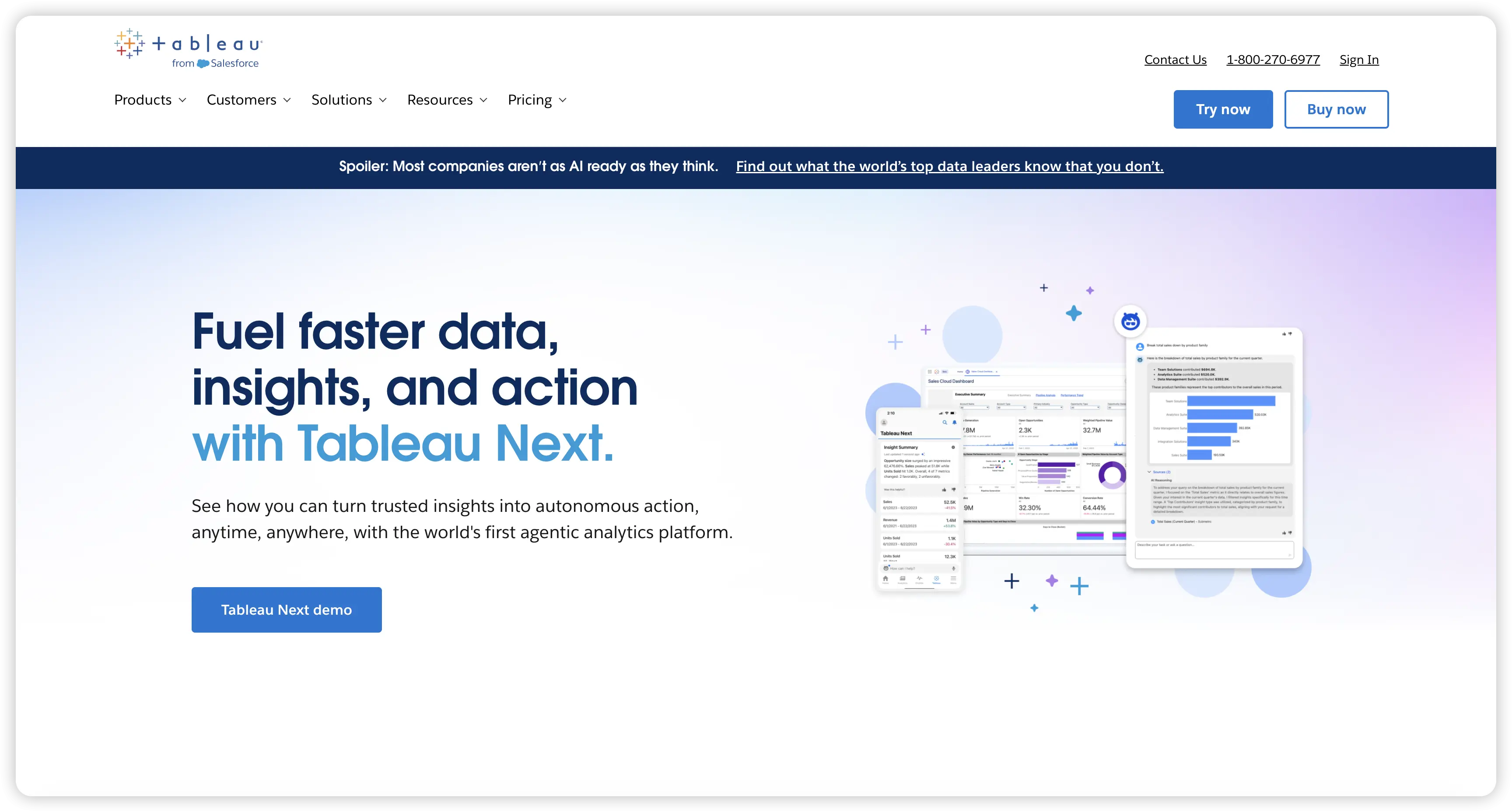 Tableau的官网预览图
