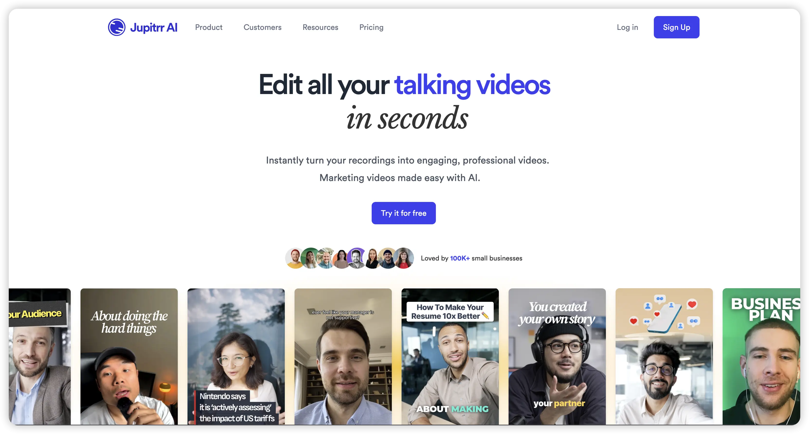 Jupitrr的官网预览图