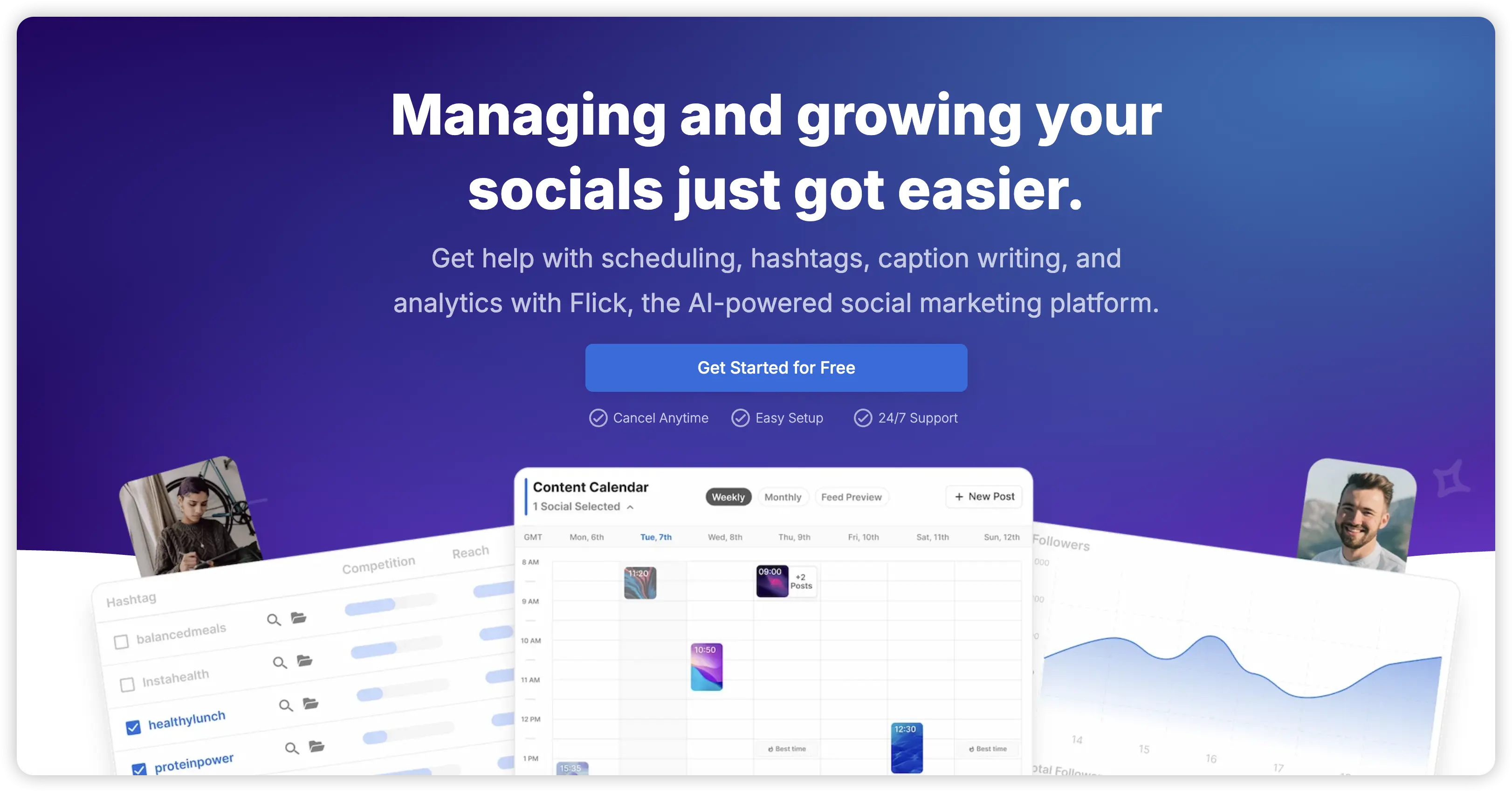 Flick的官网预览图